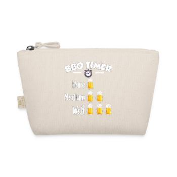 BBQ Timer - Rare, Medium, Well Done, Beer - Bio-Täschchen - Natur - Vorne