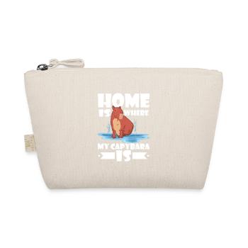 Home Is Where My Capybara Is Capibara Owner Rodent - Organic Pouch - nature - Front