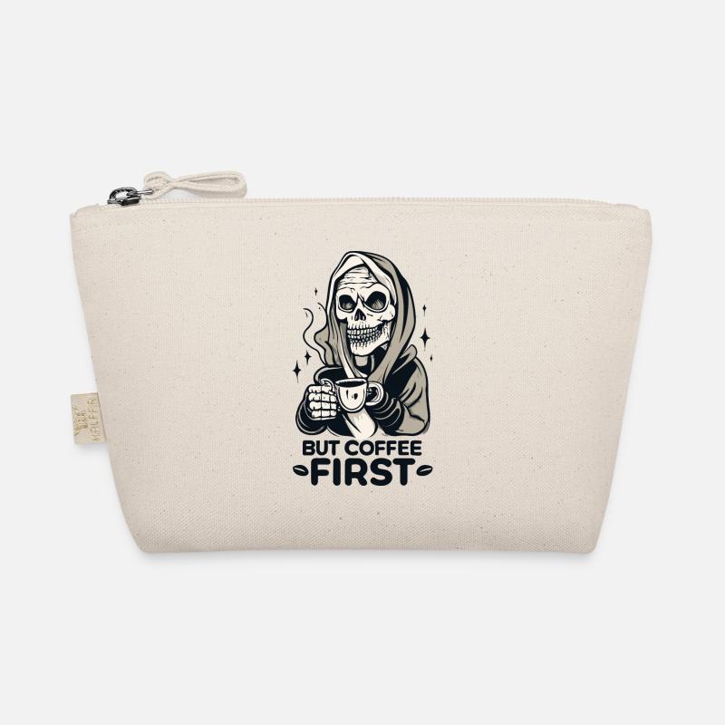 Squelette De Crâne Mais Café Premier Café Dire Trousse biologique