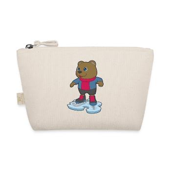 Bear Ice Skating Skates - Organic Pouch - nature - Front