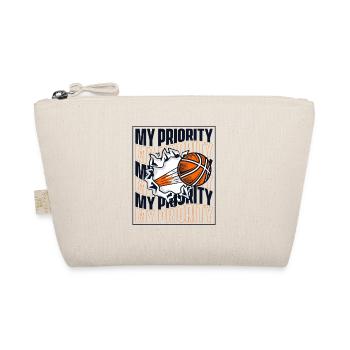 My Priority Basketballer Basketballkorb Basketball - Bio-Täschchen - Natur - Vorne