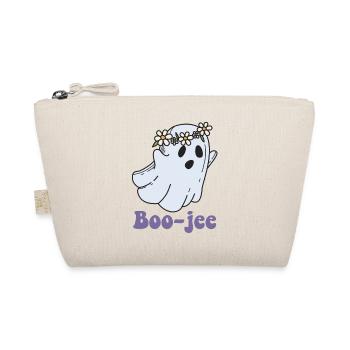 Halloween Spooky Ghost Boo Jee Boo - Organic Pouch - nature - Front