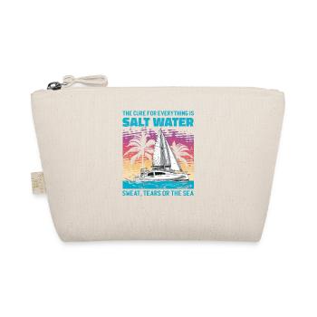 sailor sailboat sailing ship sailing yacht - Organic Pouch - nature - Front