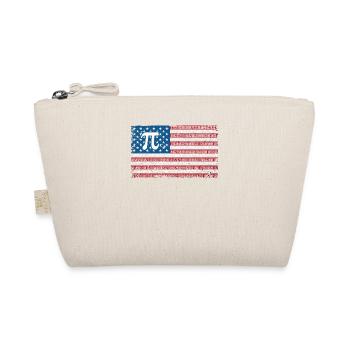4. Juli Pi Day Amerikanische Flagge Mathematik USA - Bio-Täschchen - Natur - Vorne