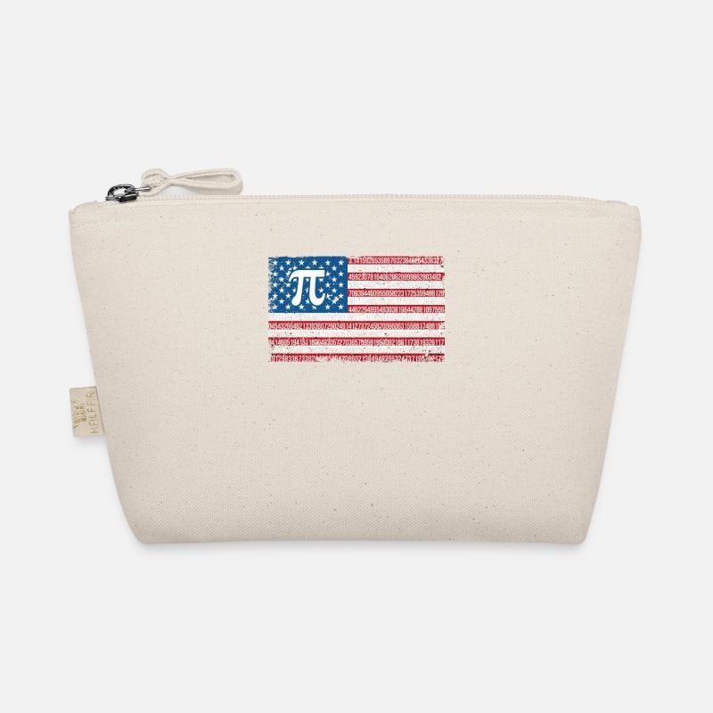 July 4 Pi Day American Flag Mathematics USA Organic Pouch