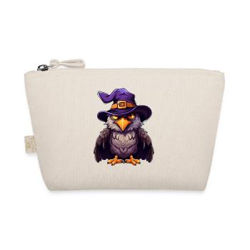 Adler-Hexenhut. Lustiges Halloween-Kostüm für - Bio-Täschchen - Natur - Vorne