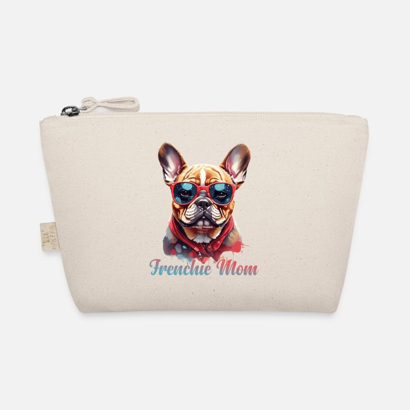 Frenchie Mom - Organic Pouch - nature