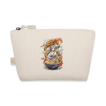 Kawaii Ramen Girl & Dragon Manga Soupe Design - Trousse biologique - nature - Devant