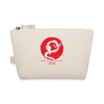 Chinese New Year Dragon China Asian I Gift - Organic Pouch - nature - Front
