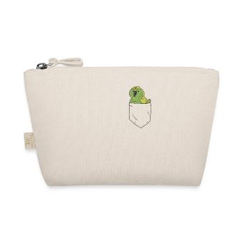 Kakapo in breast pocket - Organic Pouch - nature - Front