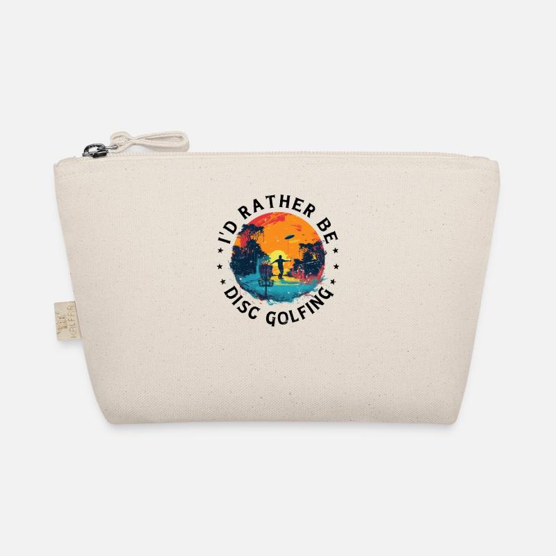 Disc Golf Player Disc Golfer Game Funny Sayings Organic Pouch