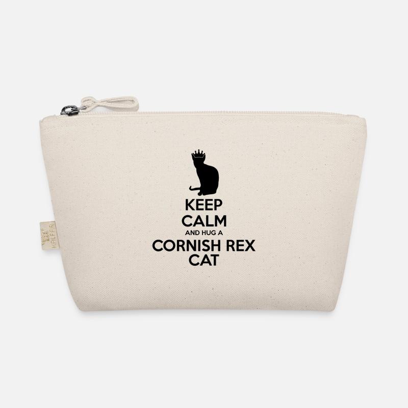 Bleiben Sie Ruhig - Cornish Rex Cat Mama Dad Dad Bio-Täschchen