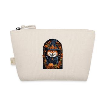 Shiba Inu Sorcière Halloween Shiba Inu - Trousse biologique - nature - Devant