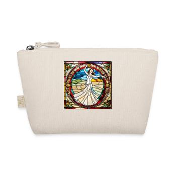 Wedding glass - bridal joy - Organic Pouch - nature - Front