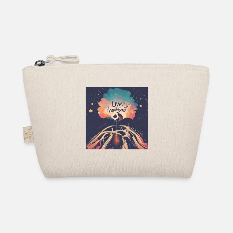 Lebe im Moment Bio-Täschchen