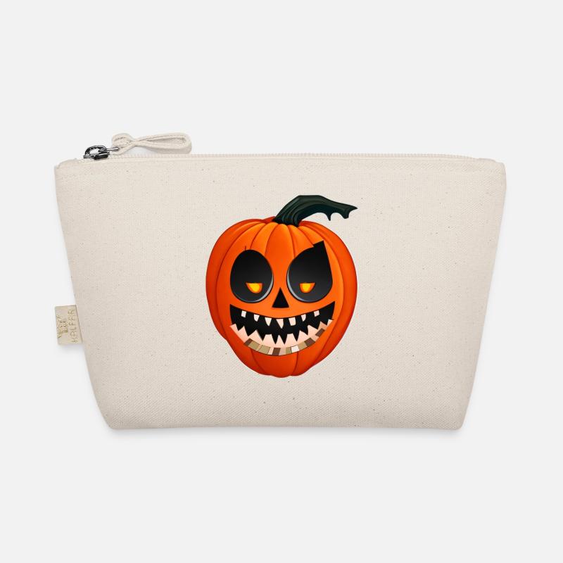 Halloween Pumpkin Lantern Organic Pouch
