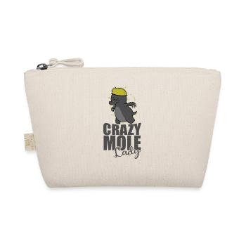 Crazy Mole Lady Animal Earthen Mound - Organic Pouch - nature - Front