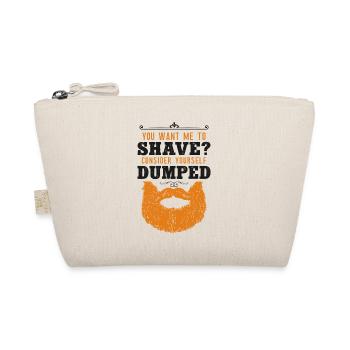 Beard Lover Bearded Man Ginger - Organic Pouch - nature - Front