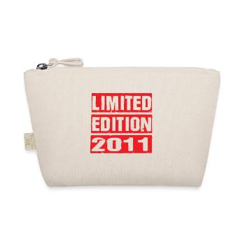 Limited Edition 2011 Geburtstag 2011 Vintage Retro - Bio-Täschchen - Natur - Vorne