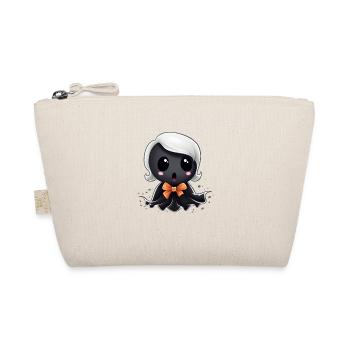 Kawaii Vampiric Ghost Figurine - Organic Pouch - nature - Front