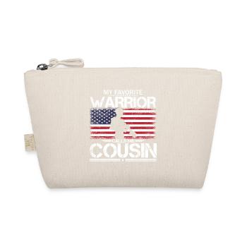 Stolzer amerikanischer Cousin - Bio-Täschchen - Natur - Vorne
