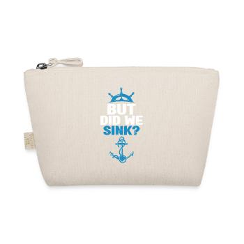 But have we sunk Funny sailboat sail - Organic Pouch - nature - Front