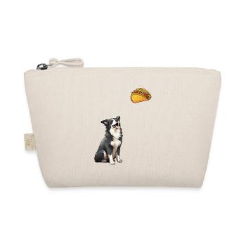 Border Collie Staring At Taco - Organic Pouch - nature - Front