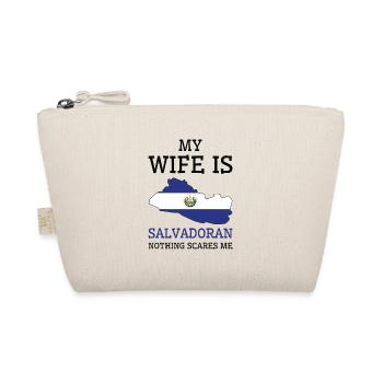 Nothing Scares Me My Wife Is Salvadoran Husband - Organic Pouch - nature - Front