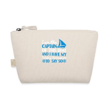 Je suis le capitaine de ce bateau Funny boat - Trousse biologique - nature - Devant
