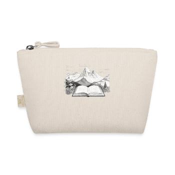 Book Reading Bookaholic Read Library Teacher - Organic Pouch - nature - Front