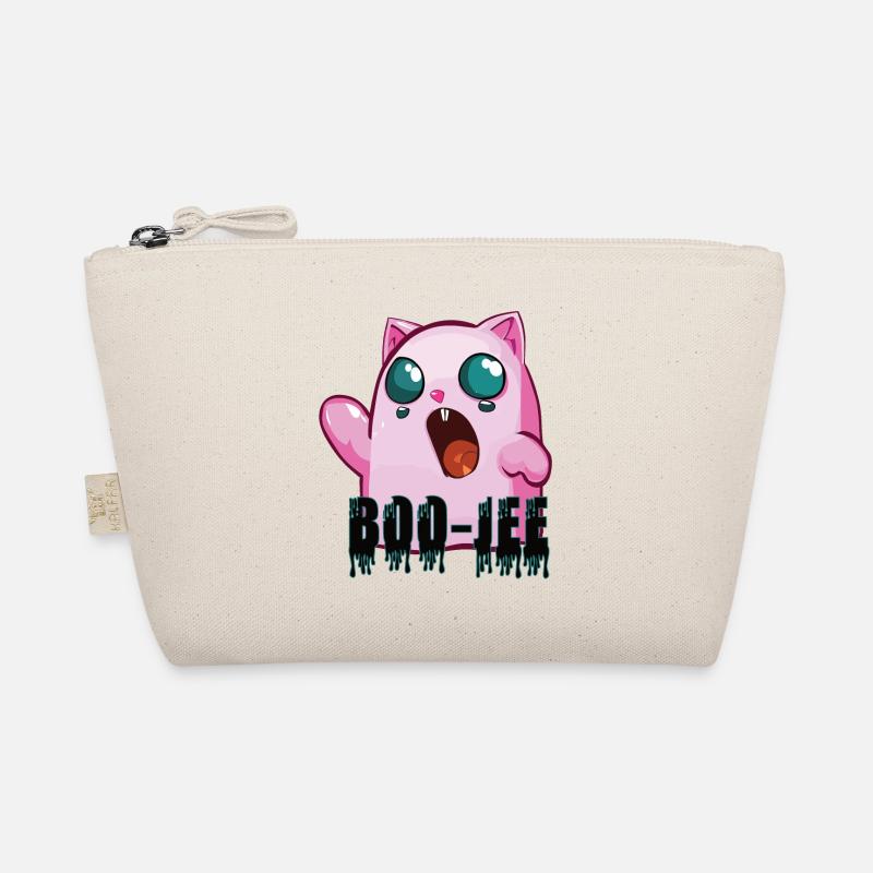 Boo-jee cat ghost pink Organic Pouch