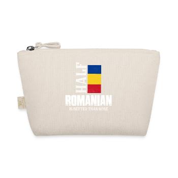 Half Romanian Is Better Than None Romania Pride Pa - Organic Pouch - nature - Front
