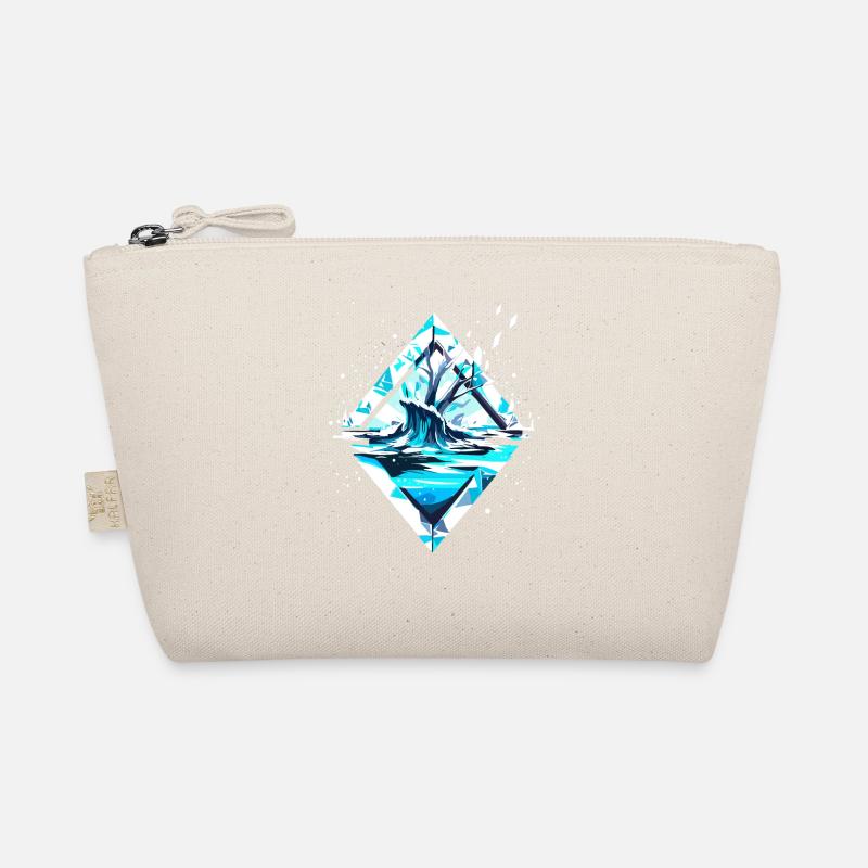 Snow Ice Crystal Winter Landscape Organic Pouch