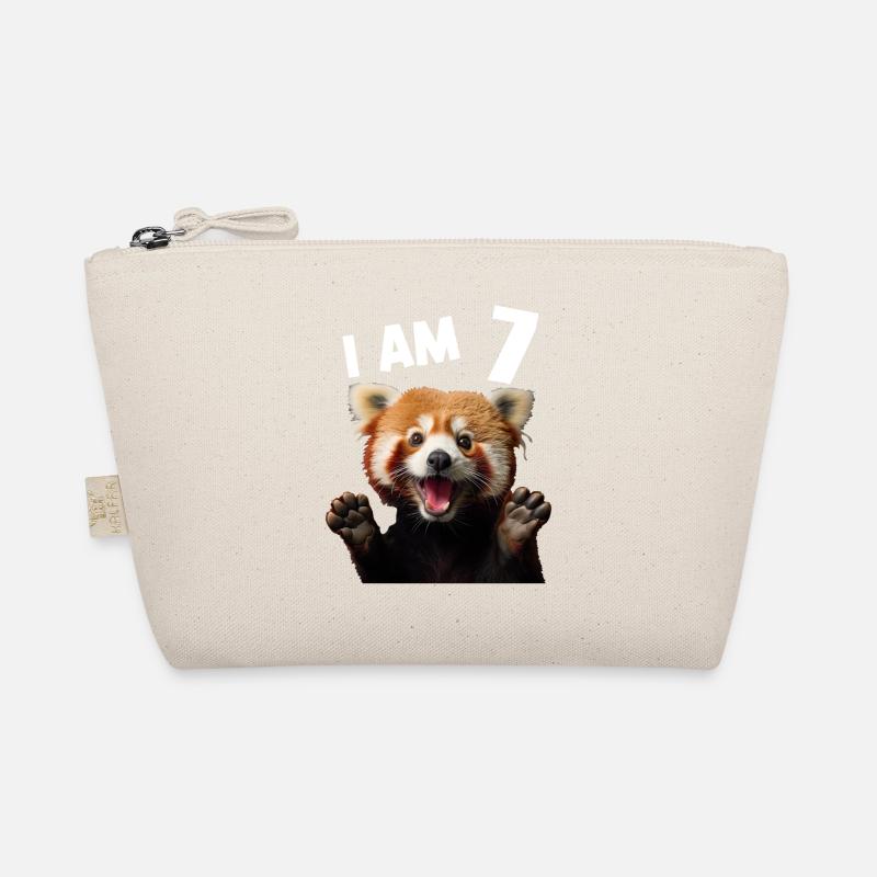 7 ans de 7 ans de 7e anniversaire du petit panda panda roux Trousse biologique