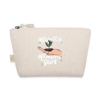 Offizielles Pflanzen Shirt Garten Sprüche - Bio-Täschchen - Natur - Vorne
