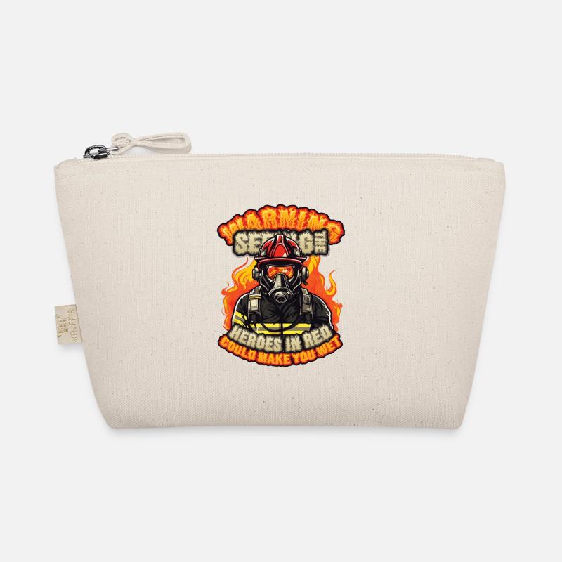 Firefighter Slogan, Volunteer Fire Brigade Organic Pouch