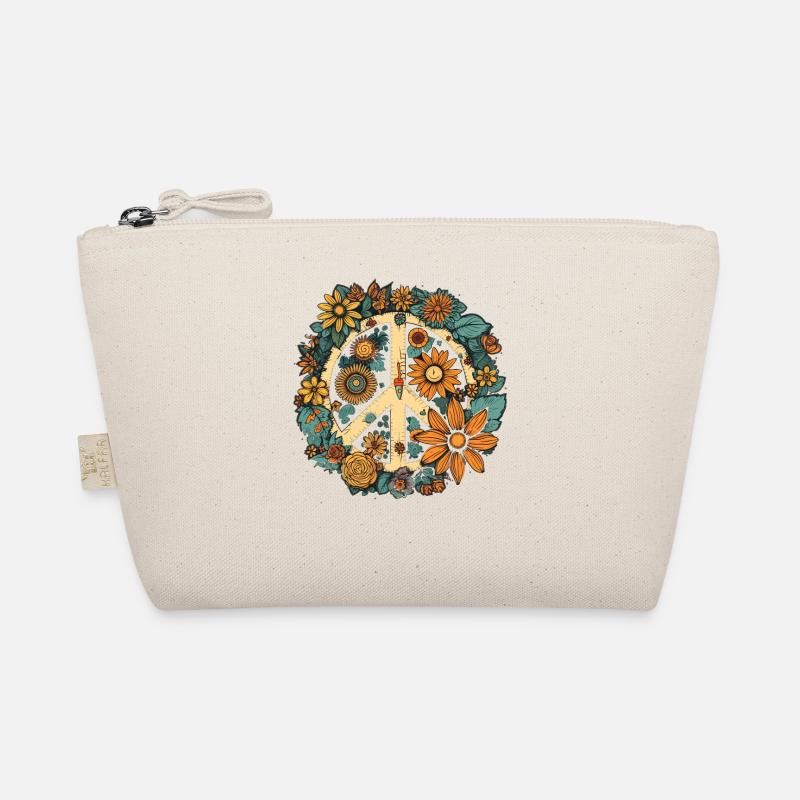 Costume Hippie Peace Sign Organic Pouch
