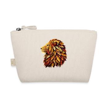 Lion d’automne fait de feuilles panachées - Trousse biologique - nature - Devant