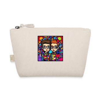 Cœurs d’amour et amants amoureux amoureux - Trousse biologique - nature - Devant