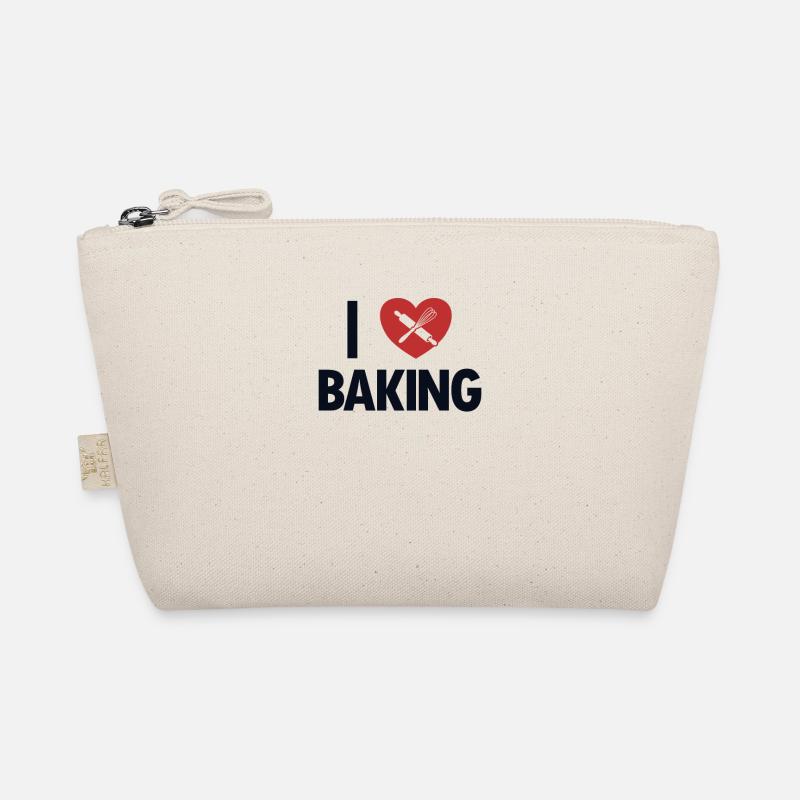 I love Baking Hobby Baker Bakery Confectioner Baker Organic Pouch