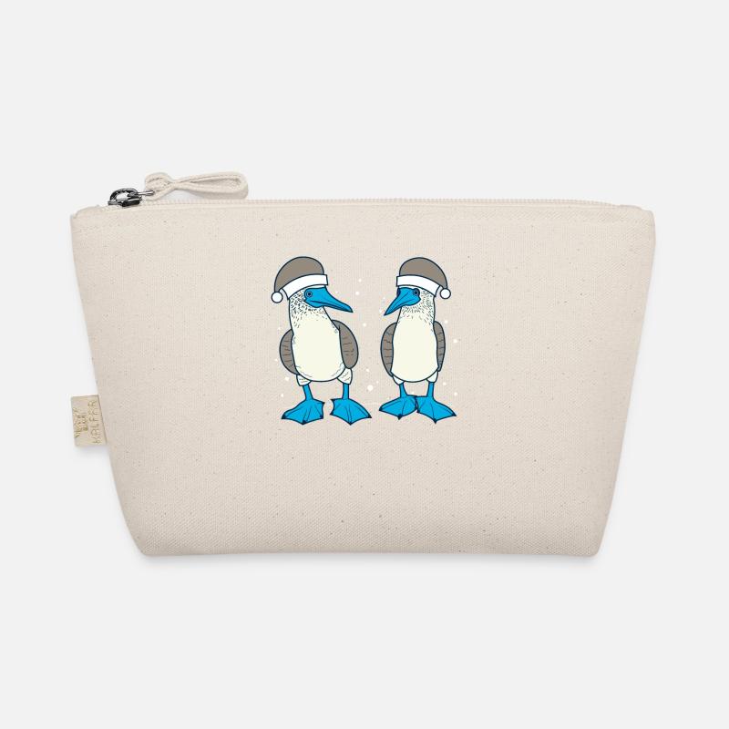 Blue-footed booby Christmas Organic Pouch