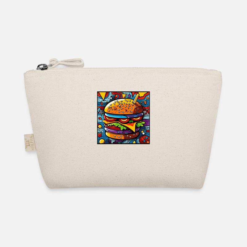 Colorful Burger Art Organic Pouch