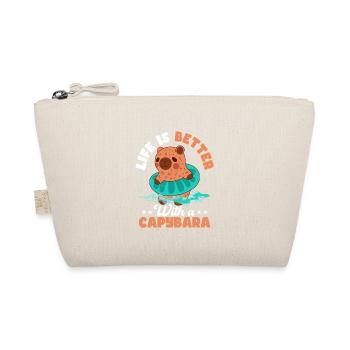 Life Is Better With A Capybara Capibara Owner Rode - Organic Pouch - nature - Front
