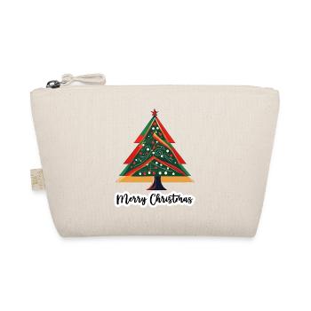 Christmas Tree / Fir / Baubles / Star - Organic Pouch - nature - Front