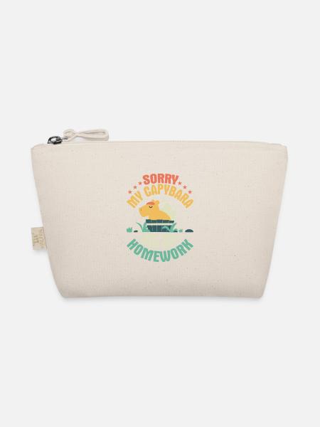 Sorry, My Capybara Ate My Homework Capibara Owner - Organic Pouch - nature - Front