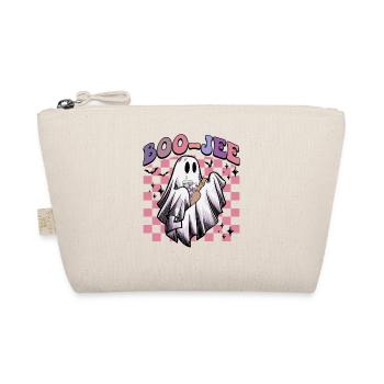 Boo Jee Boojee Halloween Funny Ghost Costume - Organic Pouch - nature - Front