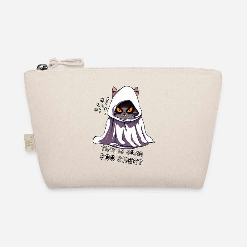 This is some boo sheet cat ghost Organic Pouch