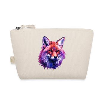 Tête de renard colorée - Trousse biologique - nature - Devant