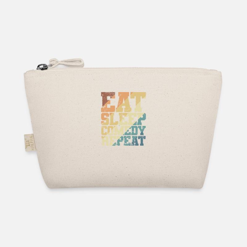 Eat Sleep Comedy Repeat Humor Witz Bio-Täschchen