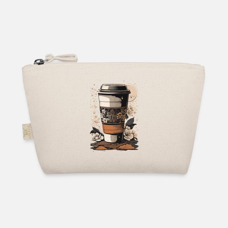 Ukiyo-E Coffee Art Passion Coffee Lover Organic Pouch
